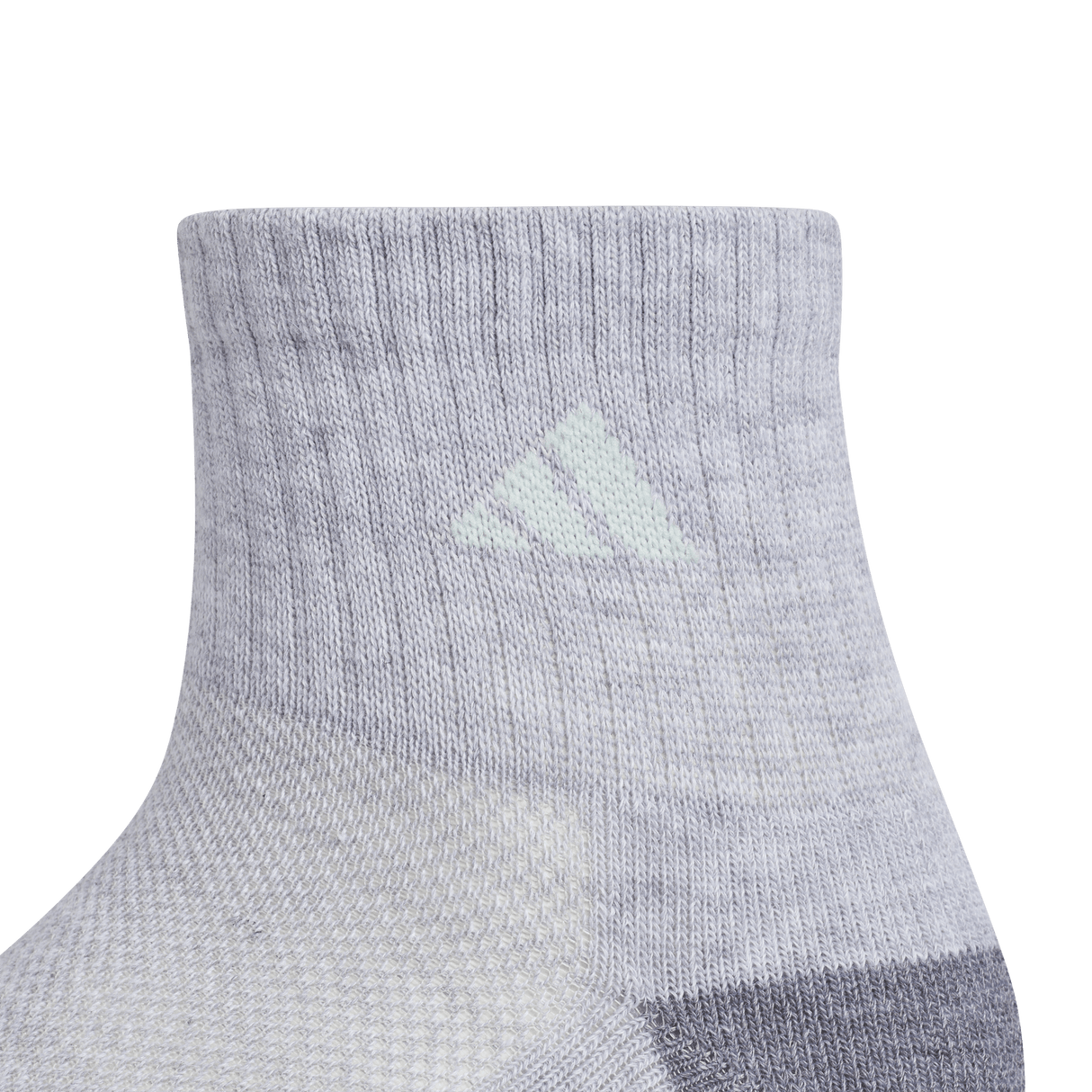 adidas Girl's Athletic Cushioned 6-Pack Quarter Sock-3