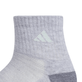 adidas Girl's Athletic Cushioned 6-Pack Quarter Sock-3