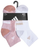 adidas Girl's Athletic Cushioned 6-Pack Quarter Sock-8