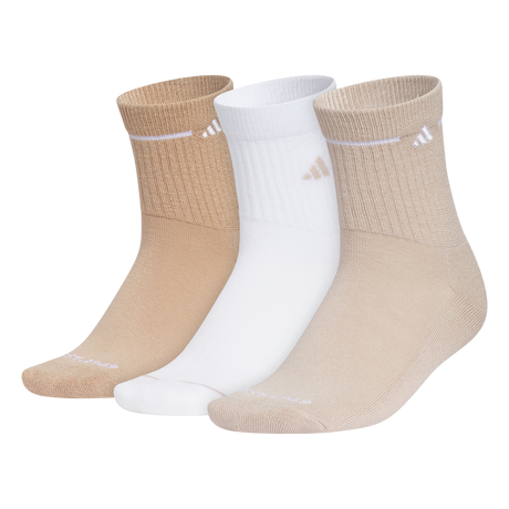 adidas Women's Cushioned Sport 3.0 3-Pack High Quarter Sock-1