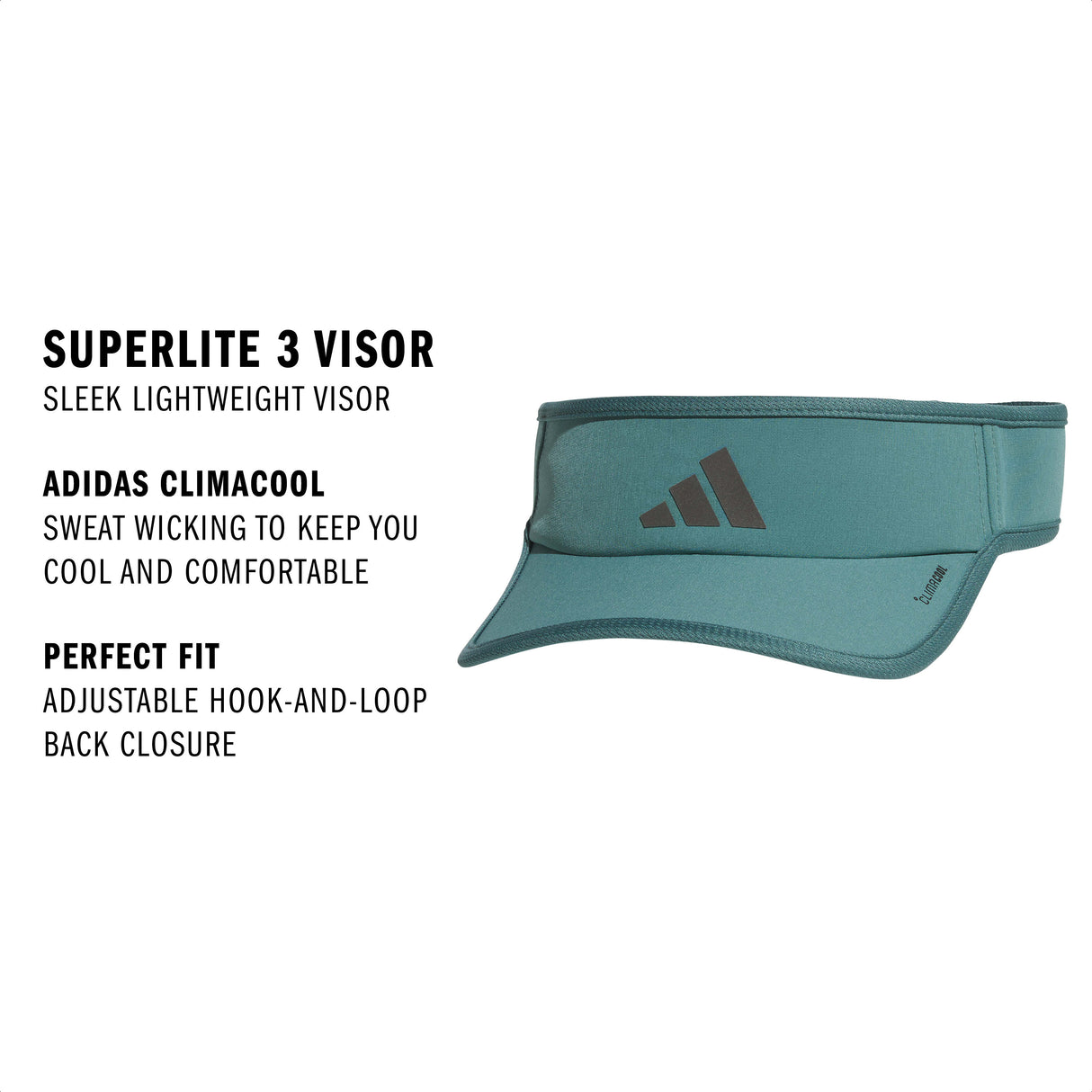 adidas Men's Superlite 3 Visor-3
