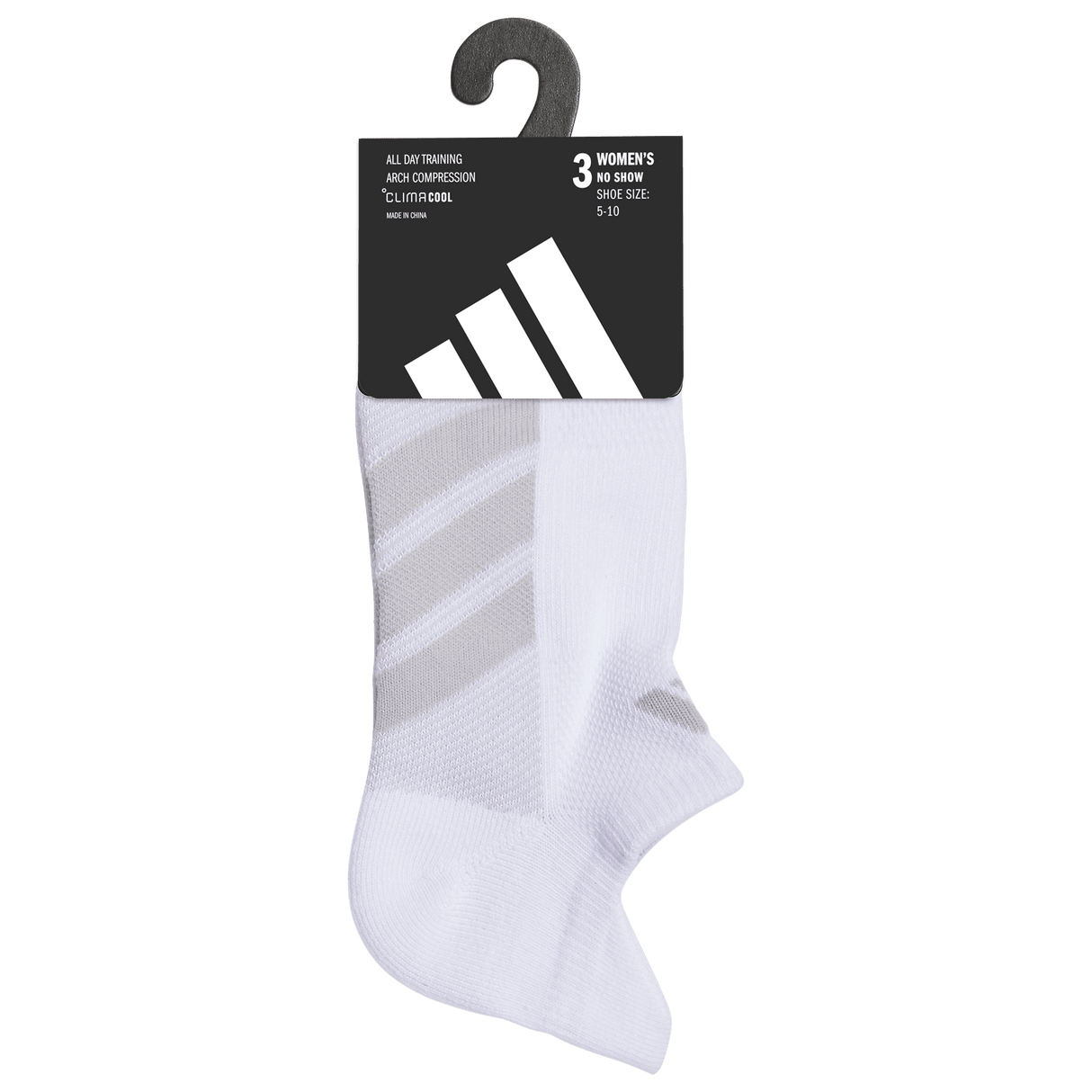 adidas Women's All Day Training 3-Pack No Show Sock-6