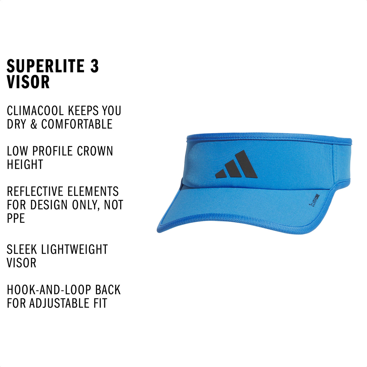 adidas Men's Superlite 3 Visor-3