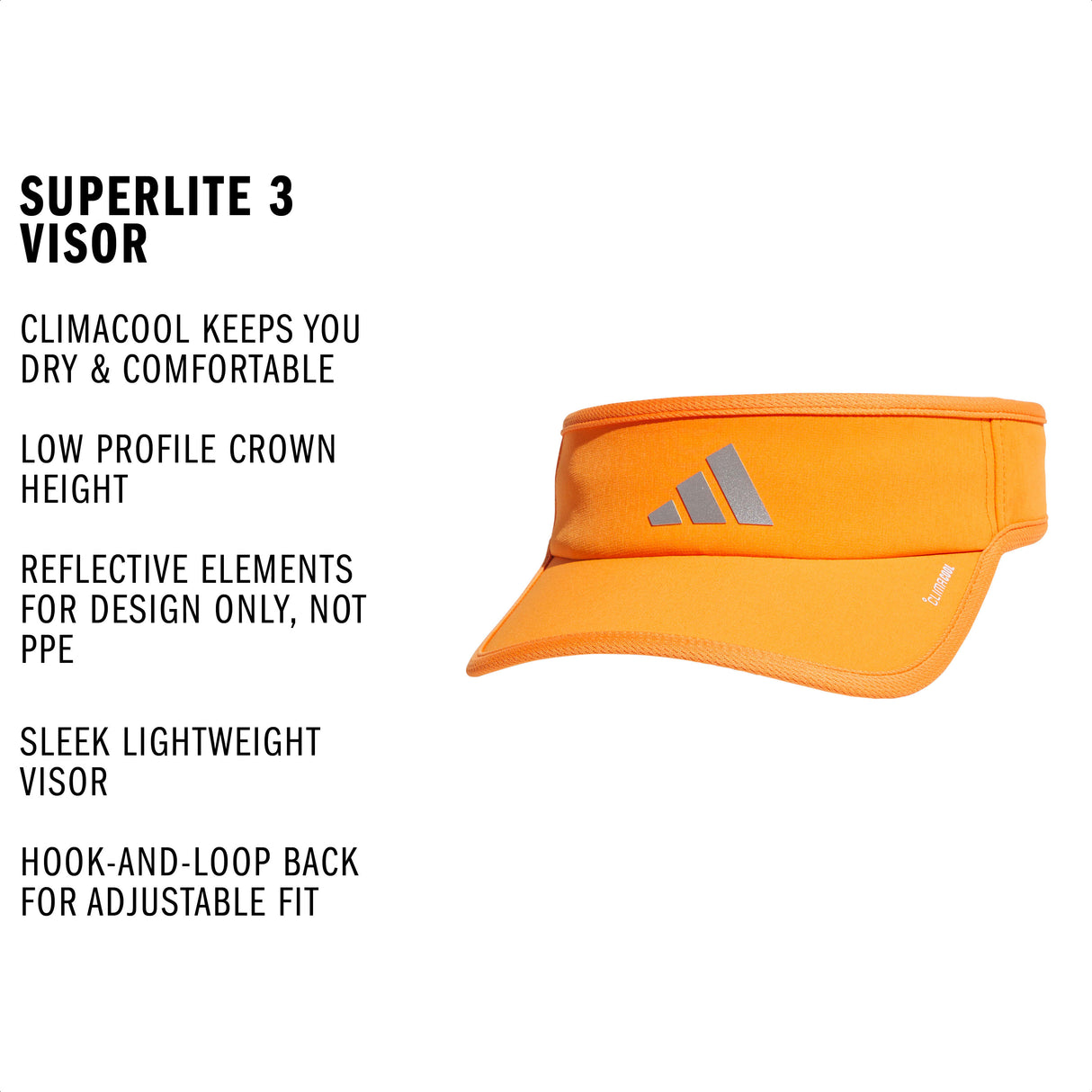 adidas Men's Superlite 3 Visor-3