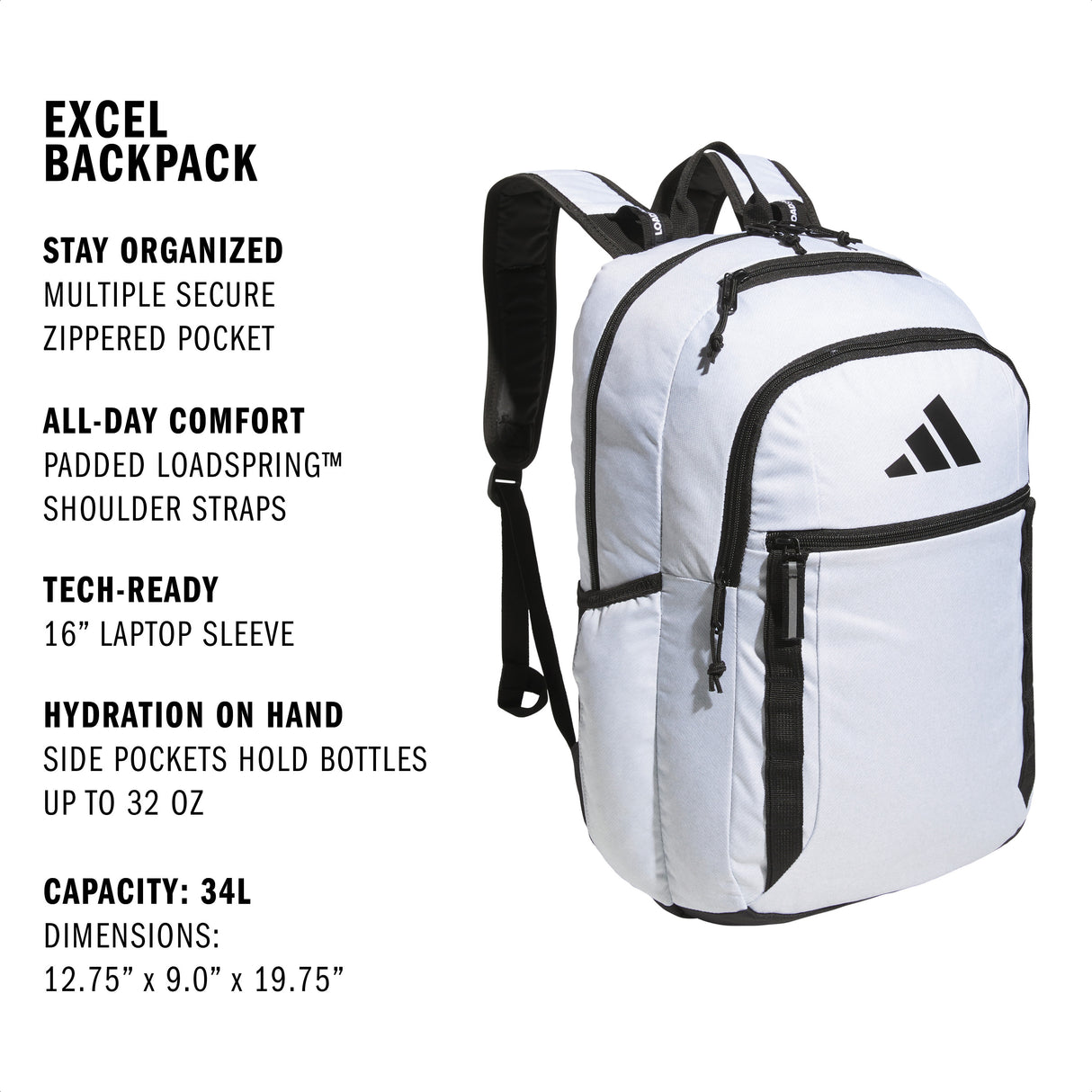 adidas Excel 7 Backpack-2