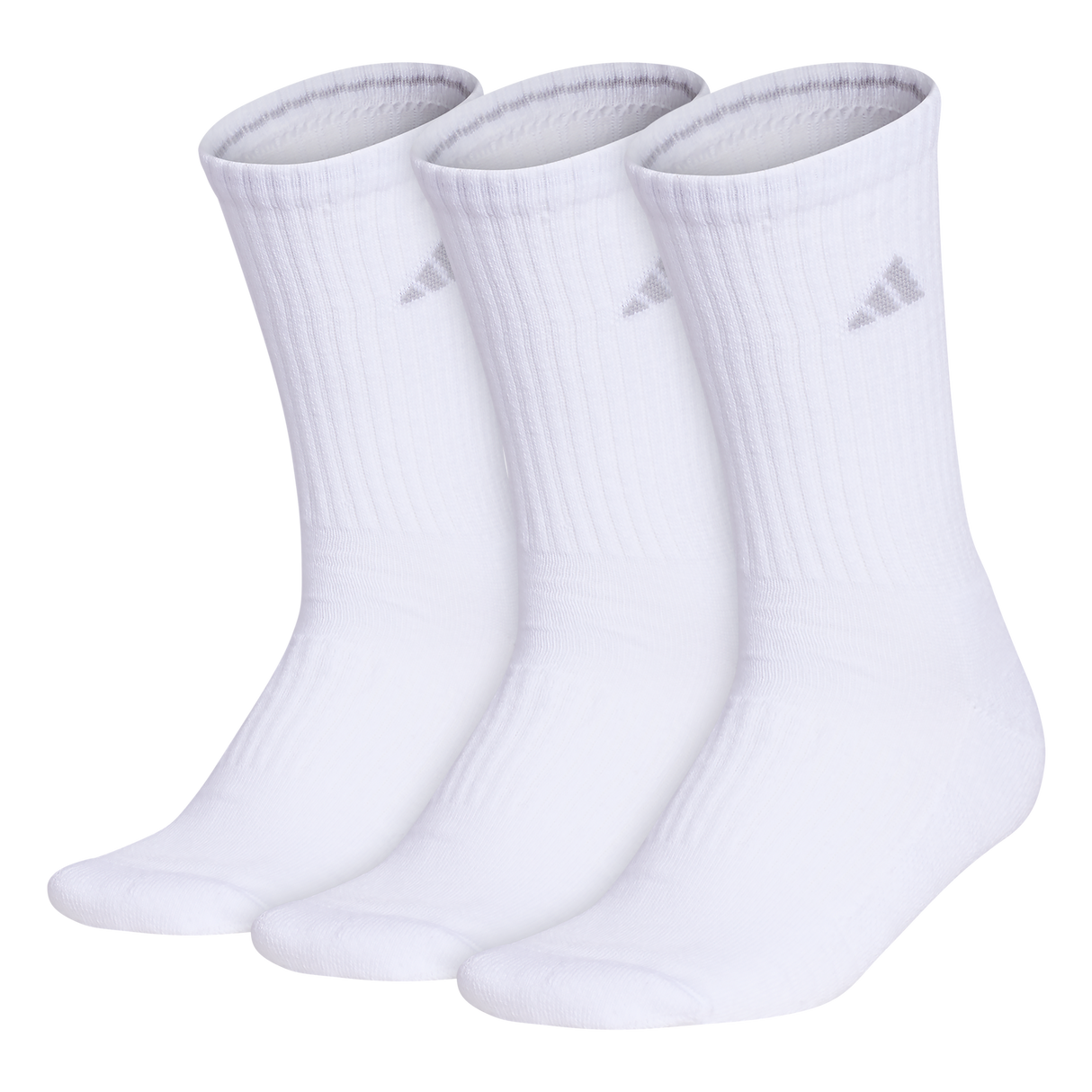 adidas Women's Cushioned 3.0 3-Pack Crew Sock-1
