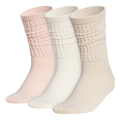 adidas Women's Athletic Scrunch 3-Pack Crew Sock-1
