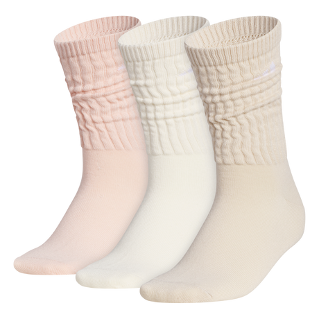 adidas Women's Athletic Scrunch 3-Pack Crew Sock-1