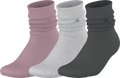 adidas Women's Athletic Scrunch 3-Pack Crew Sock-1
