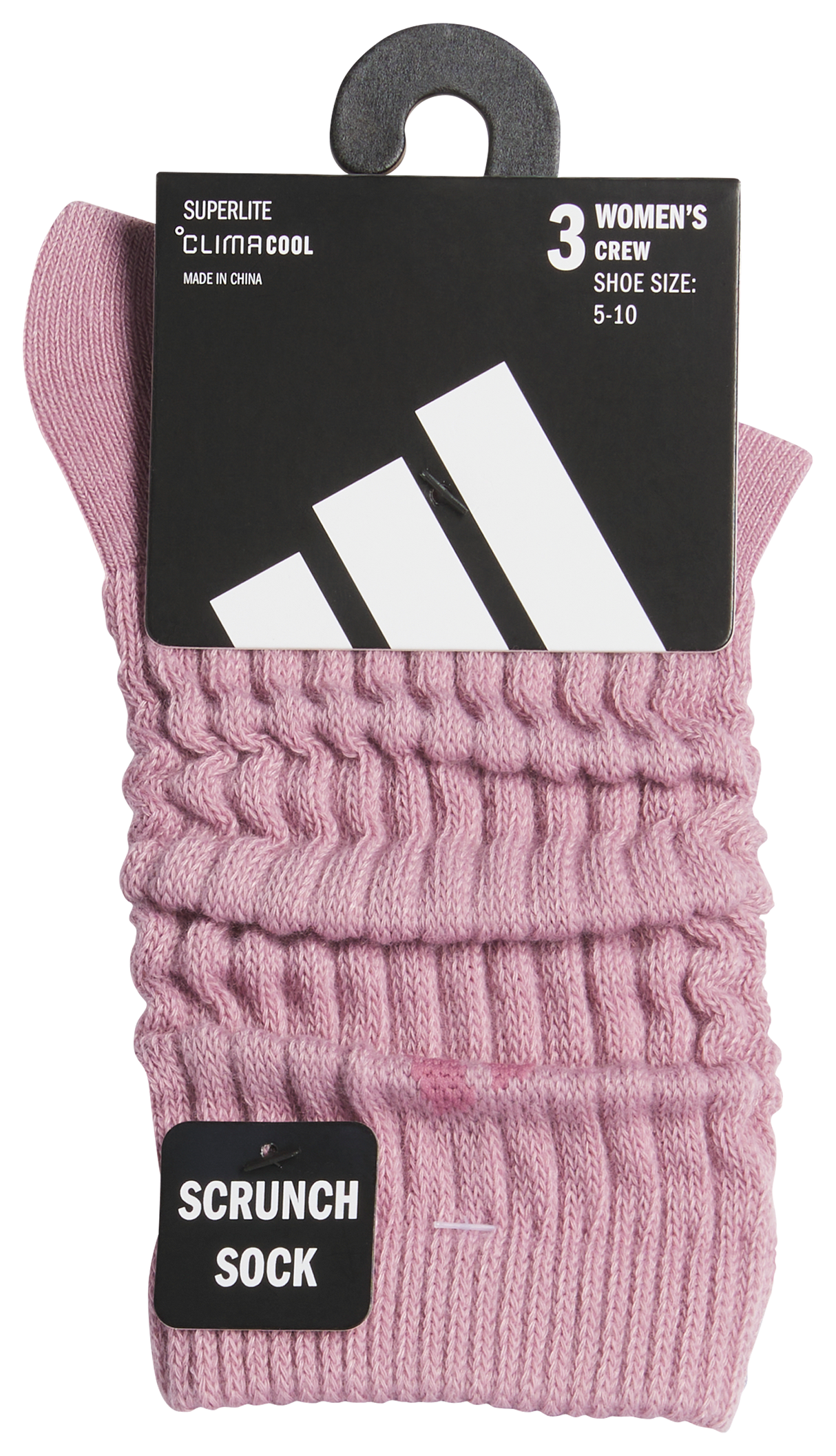 adidas Women's Athletic Scrunch 3-Pack Crew Sock-5