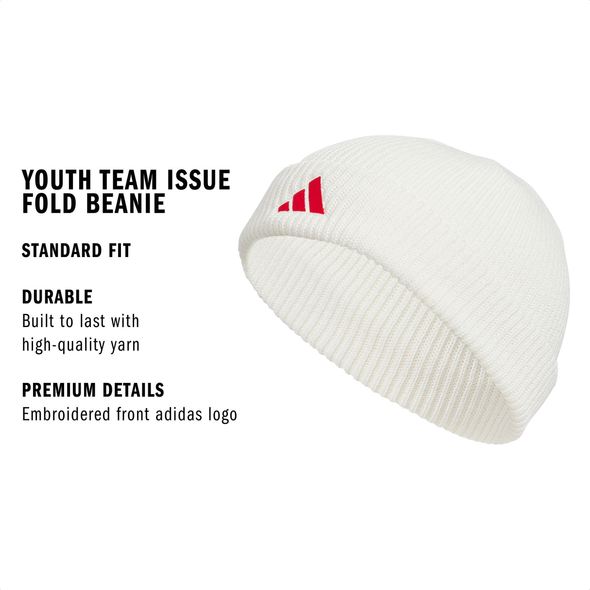 adidas Youth Team Issue 2 Fold Beanie-2