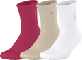adidas Women's Luxe 3-Pack High Quarter Sock-1