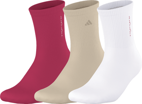 adidas Women's Luxe 3-Pack High Quarter Sock-1