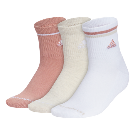 adidas Women's Cushioned Sport 2.0 3-Pack High Quarter Sock-1
