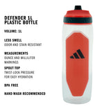 adidas Defender 1L Plastic Bottle-2
