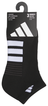 adidas Women's Cushioned 4.0 3-Pack Low Cut Sock-5