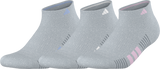 adidas Women's Cushioned 4.0 3-Pack Low Cut Sock-1