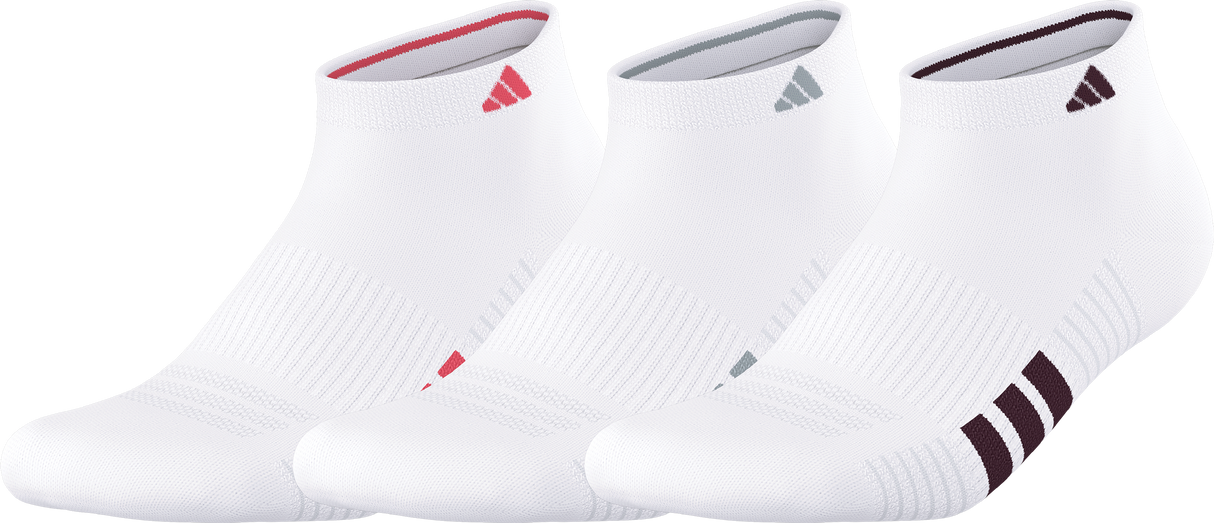 adidas Women's Cushioned 4.0 3-Pack Low Cut Sock-1