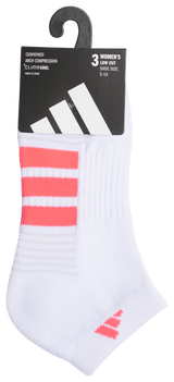 adidas Women's Cushioned 4.0 3-Pack Low Cut Sock-5