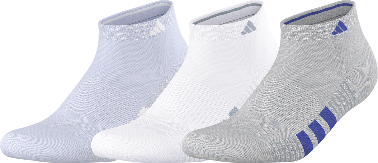 adidas Women's Cushioned 4.0 3-Pack Low Cut Sock-1