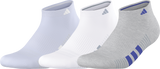 adidas Women's Cushioned 4.0 3-Pack Low Cut Sock-1