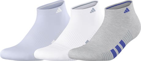 adidas Women's Cushioned 4.0 3-Pack Low Cut Sock-1