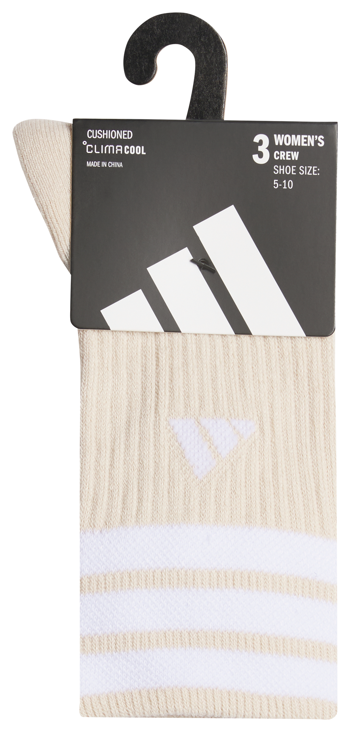 adidas Women's Cushioned 3-Stripe 4.0 3-Pack Crew Sock-6
