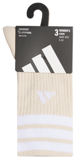 adidas Women's Cushioned 3-Stripe 4.0 3-Pack Crew Sock-6