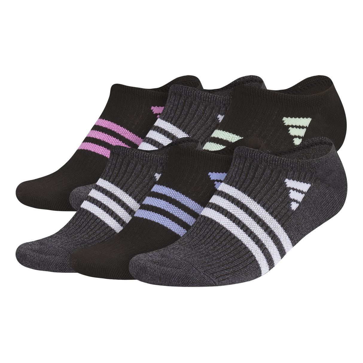 adidas Women's Superlite 3.0 6-Pack No Show Sock-1
