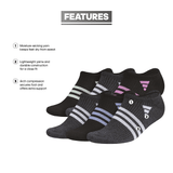adidas Women's Superlite 3.0 6-Pack No Show Sock-2