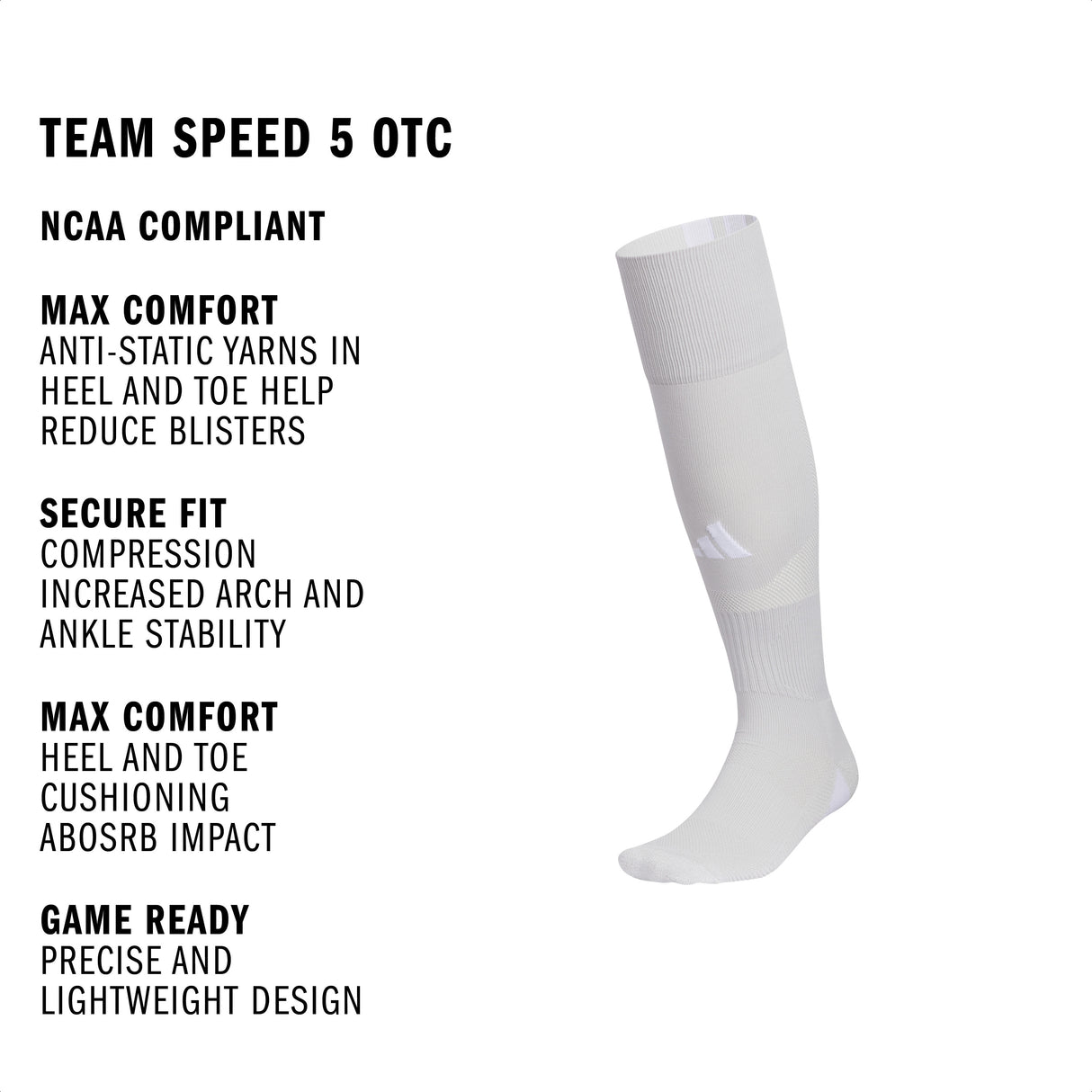 adidas Team Speed 5 OTC Sock-2