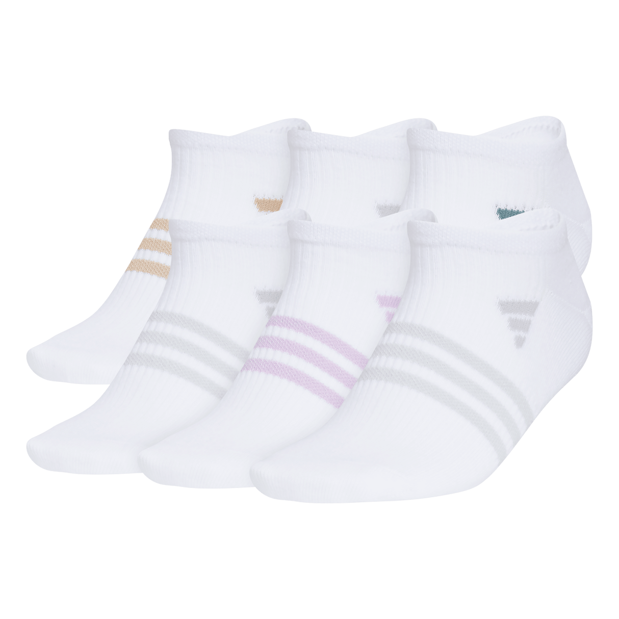 adidas Women's Superlite 3.0 6-Pack No Show Sock-1