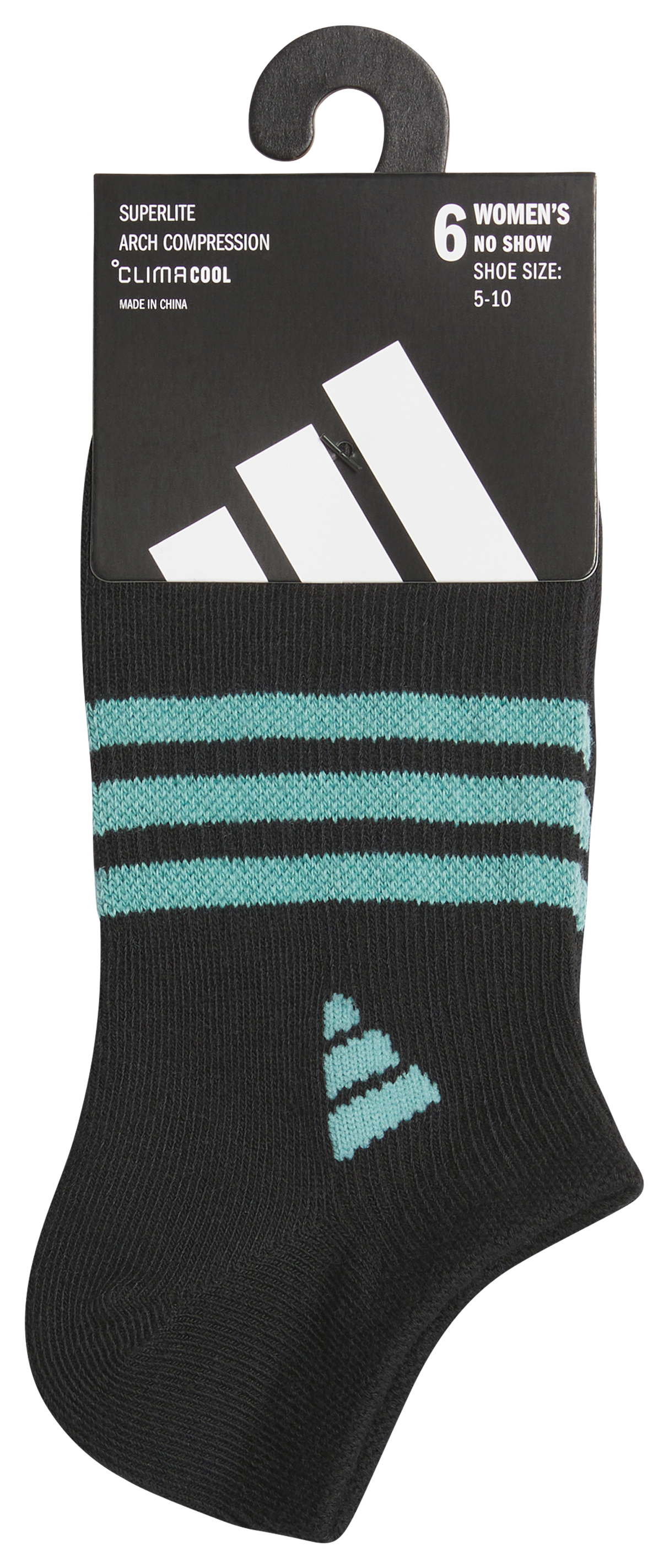 adidas Women's Superlite 3.0 6-Pack No Show Sock-8