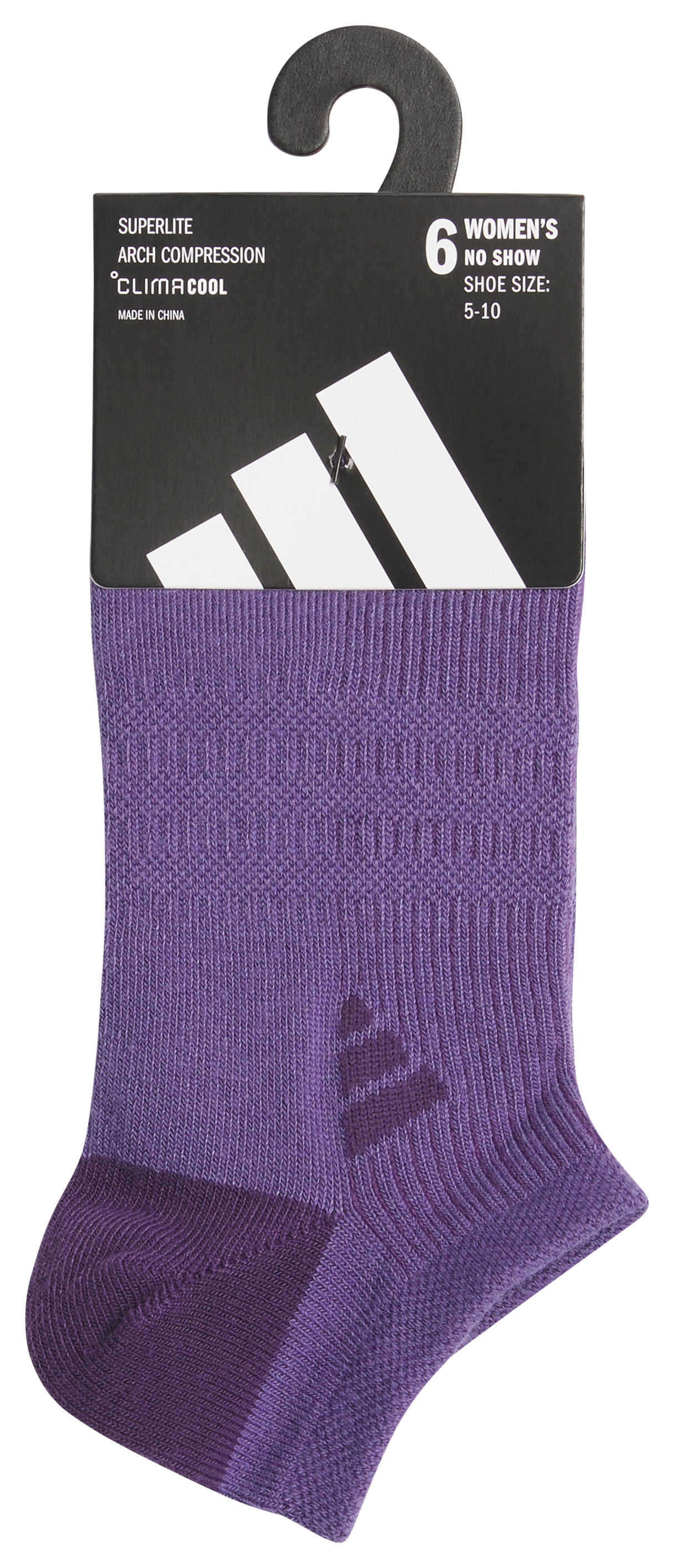 adidas Women's Superlite 3.0 6-Pack No Show Sock-8