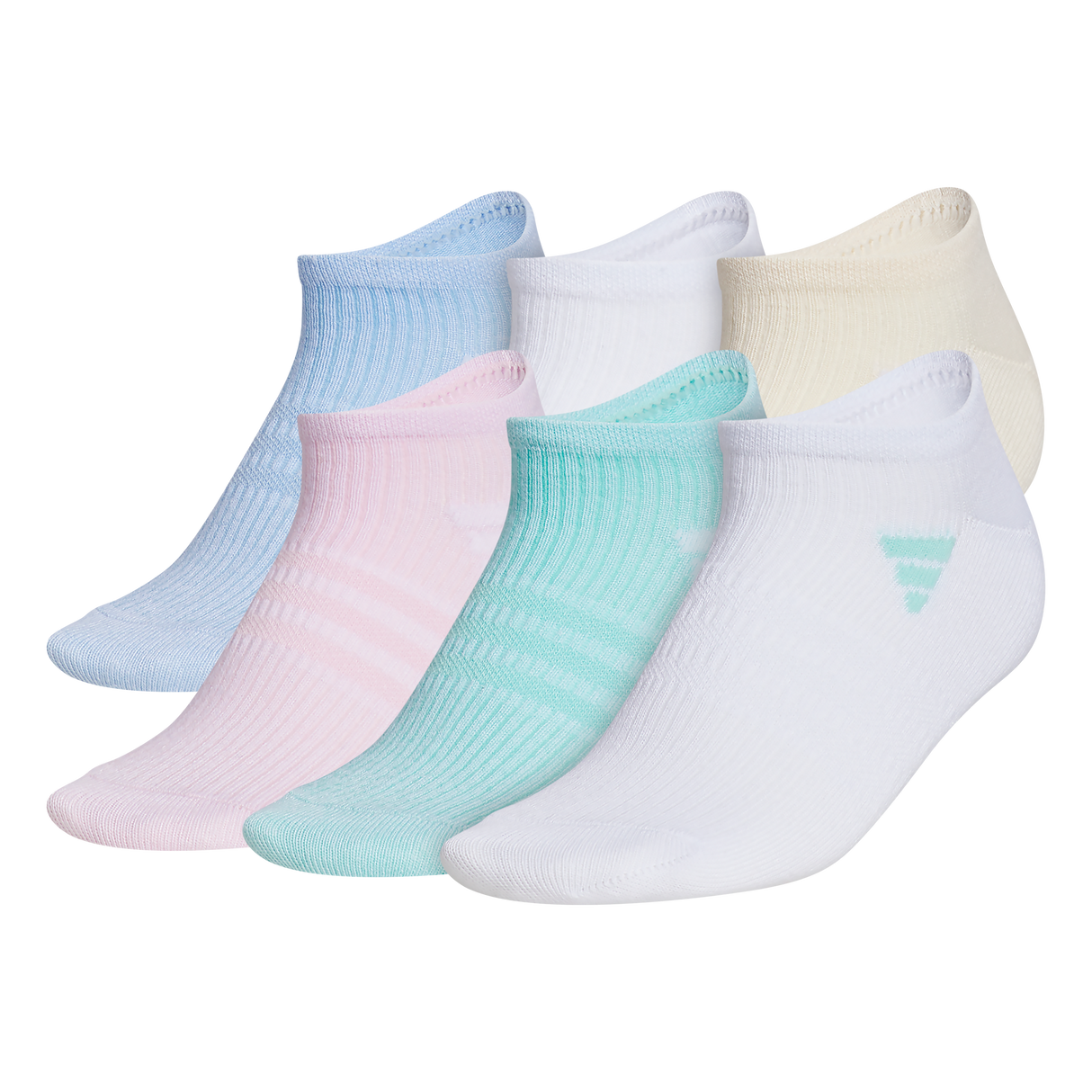 adidas Women's Superlite 3.0 6-Pack No Show Sock-1
