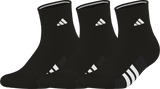 adidas Women's Cushioned 4.0 3-Pack Quarter Sock-1