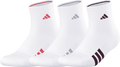 adidas Women's Cushioned 4.0 3-Pack Quarter Sock-1