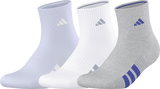 adidas Women's Cushioned 4.0 3-Pack Quarter Sock-1