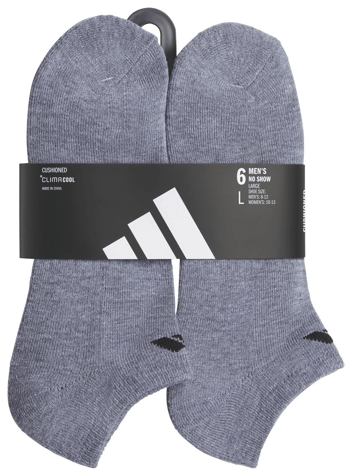 adidas Men's Classic Cushioned 6-Pack No Show Sock-5