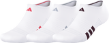 adidas Women's Cushioned 4.0 3-Pack No Show Sock-1