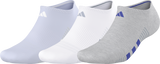 adidas Women's Cushioned 4.0 3-Pack No Show Sock-1