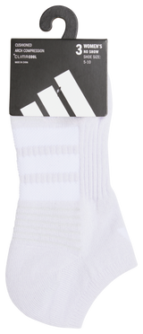 adidas Women's Cushioned 4.0 3-Pack No Show Sock-5