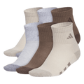 adidas Youth Athletic Cushioned 6-Pack Quarter Sock-1