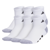 adidas Youth Athletic Cushioned 6-Pack Quarter Sock-1
