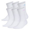 adidas Women's Athletic Cushioned 6-Pack Crew Sock-1
