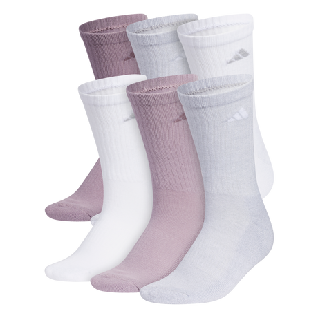 adidas Women's Athletic Cushioned 6-Pack Crew Sock-1