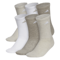 adidas Women's Athletic Cushioned 6-Pack Crew Sock-1