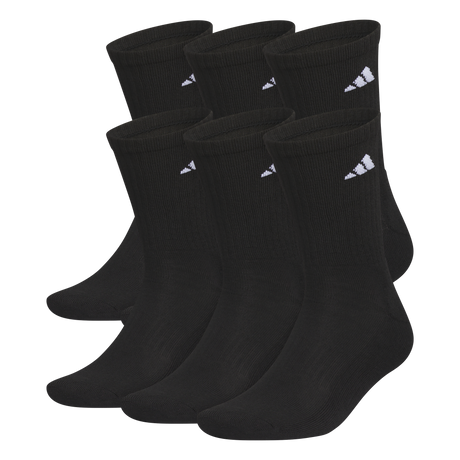 adidas Men's Classic Cushioned 6-Pack Crew Sock-1