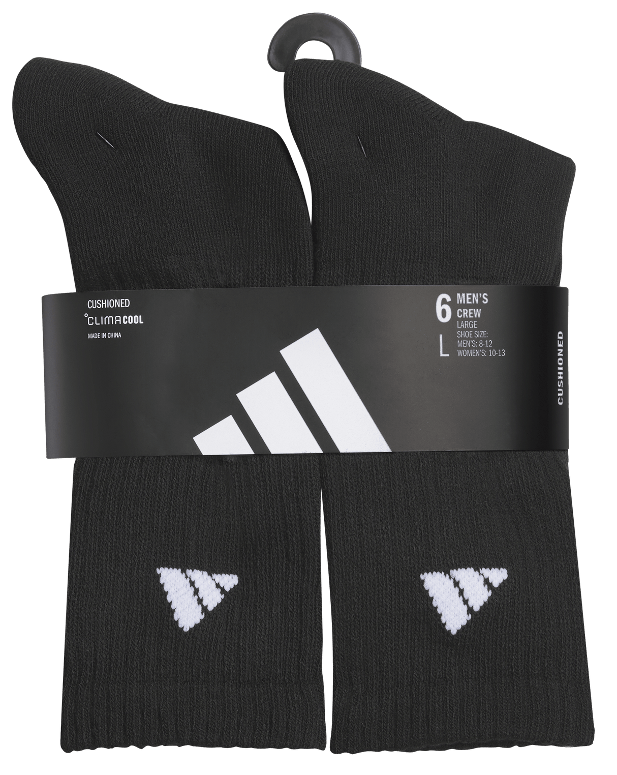 adidas Men's Classic Cushioned 6-Pack Crew Sock-5