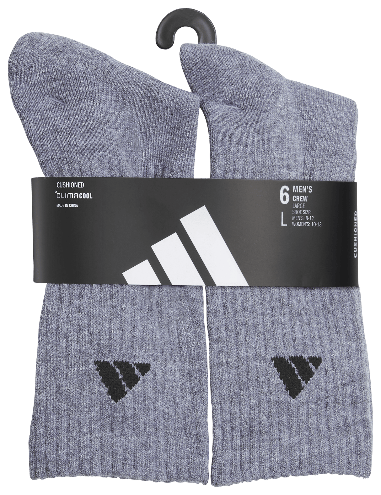 adidas Men's Classic Cushioned 6-Pack Crew Sock-5